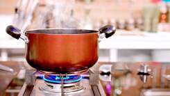 A pot on a stove