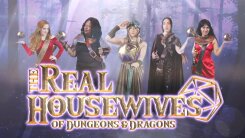 "Real Housewives of Dungeons and Dragons" Podcast logo