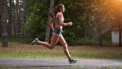 woman running