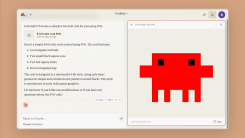 The Artifacts feature in use in Claude 3.5 Sonnet
