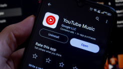 YouTube Music store page on a smartphone