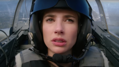 screenshot of Emma Roberts in the movie Space Cadet