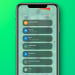 An iPhone screenshot showing the Control Center in iOS 18, with an arrow pointing to the power button in the top-right corner of the iPhone's screen.