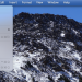 It's a Mac menu bar, stylized to look glossy the way it did in the 90s. 