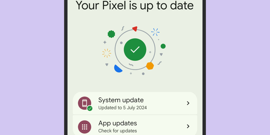 Screenshot of pixel update