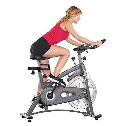 Sunny Health & Fitness Endurance Magnetic Belt Drive Indoor Cycling Exercise Bike