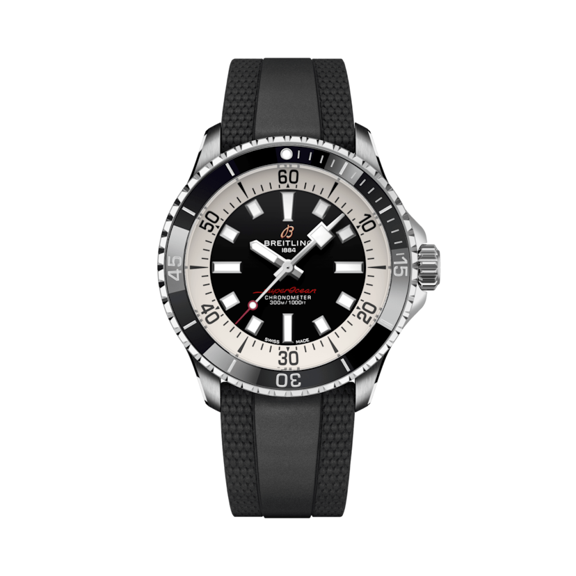 Superocean Automatic 42 Black | V-DIAL-COLOR-5686 dial, A17375211B1S1