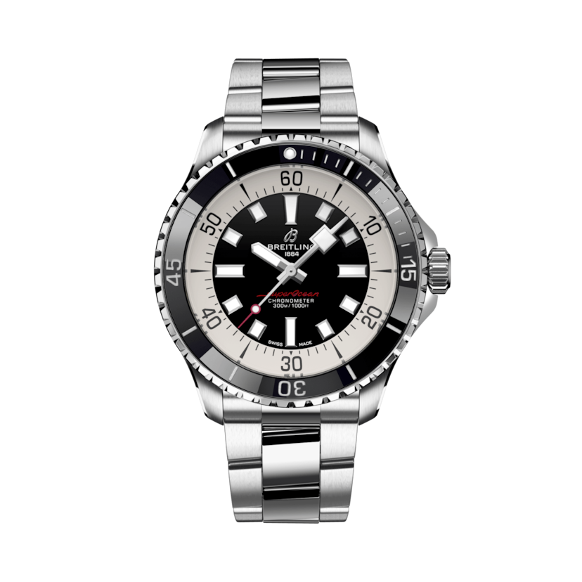 Superocean Automatic 44 Black | V-DIAL-COLOR-5686 dial, A17376211B1A1