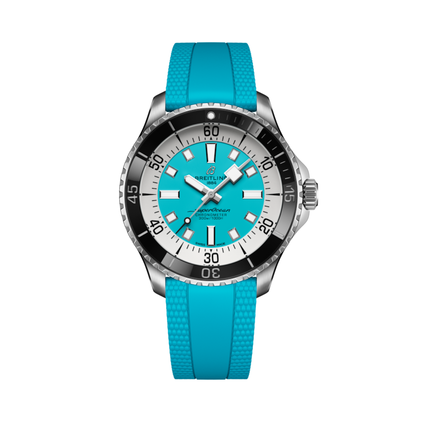 Superocean Automatic 44 Turquoise | V-DIAL-COLOR-9876 dial, A17376211L2S2