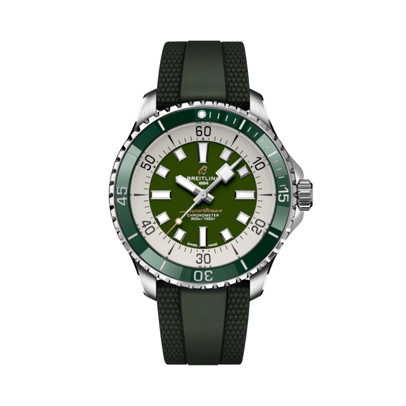 Superocean Automatic 44 Green | V-DIAL-COLOR-5765 dial, A17376A31L1S1