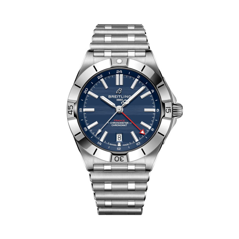 Chronomat Automatic GMT 40 Six Nations France Blue | V-DIAL-COLOR-5714 dial, A323989B1C1A1