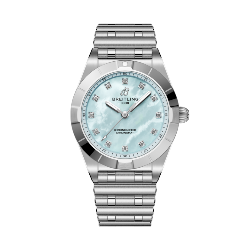 Chronomat 28 Blue mother-of-pearl | V-DIAL-COLOR-5716 dial, A72310101C1A1