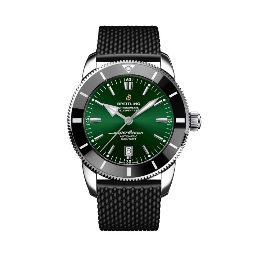 Superocean Heritage B20 Automatic 46 Green | V-DIAL-COLOR-5765 dial, AB2020121L1S1