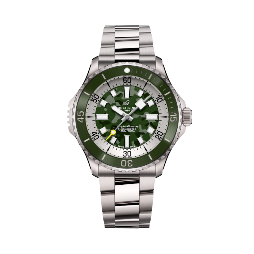 Superocean Automatic 46 Super Diver Green | V-DIAL-COLOR-5765 dial, E10379D31L1E1