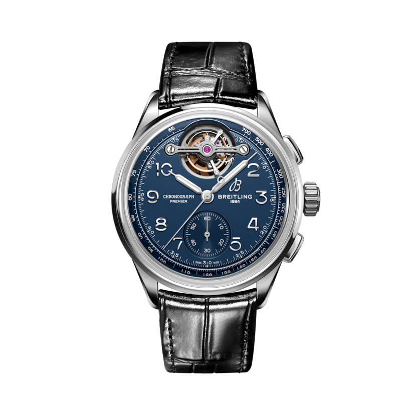Premier B21 Chronograph Tourbillon 42 Willy Breitling Blue | V-DIAL-COLOR-5714 dial, LB2120171C1P1