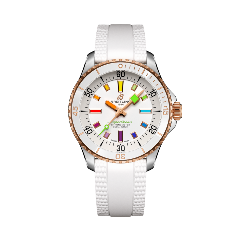Superocean Automatic 36 White | V-DIAL-COLOR-5926 dial, U17377211A1S1