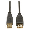 USB 2.0延长线(A M/F)， 6 ft. (1.83 M) U024-006